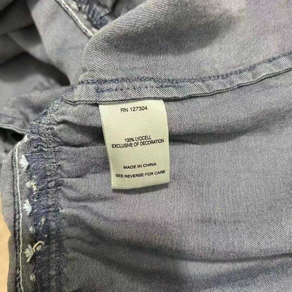 NWOT John Mark Embroidered V-Neck 3/4 Cinched Sleeve Tassel Tie Front Dress 3X - Picture 11 of 12